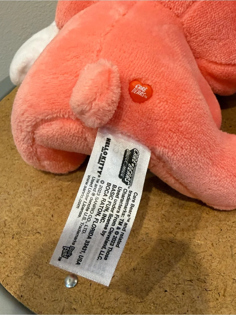 Hello Kitty X Care Bears Beary Beasties Cinnamoroll as Love-a-lot Bear